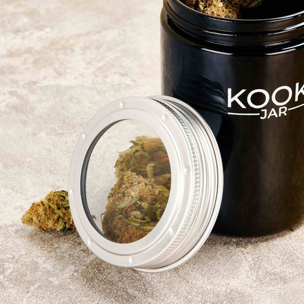 The Tower | Large Glass Stash Jar with 5x Magnifying Lid - Urbanistic Canada